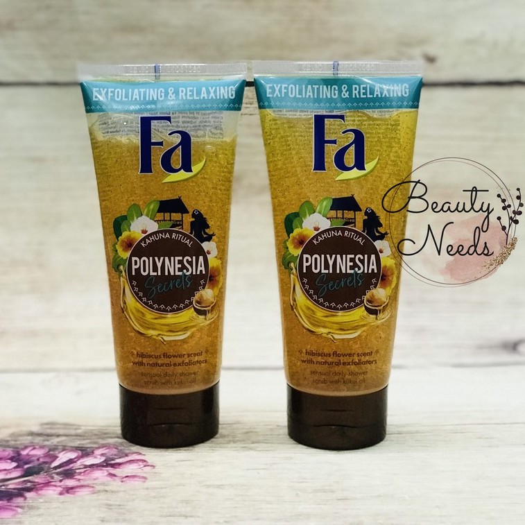 💦✨❄ SỮA TẮM TẨY DA CHẾT POLYNESIA FA