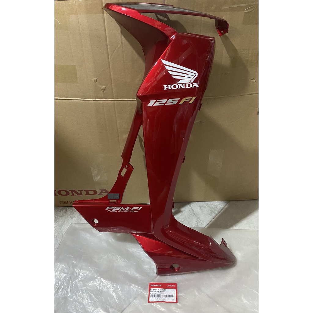 Bộ ốp yếm phải - cánh yếm trong HONDA FUTURE X năm 2010 màu Đỏ. *R340C* 64200KYL840ZD