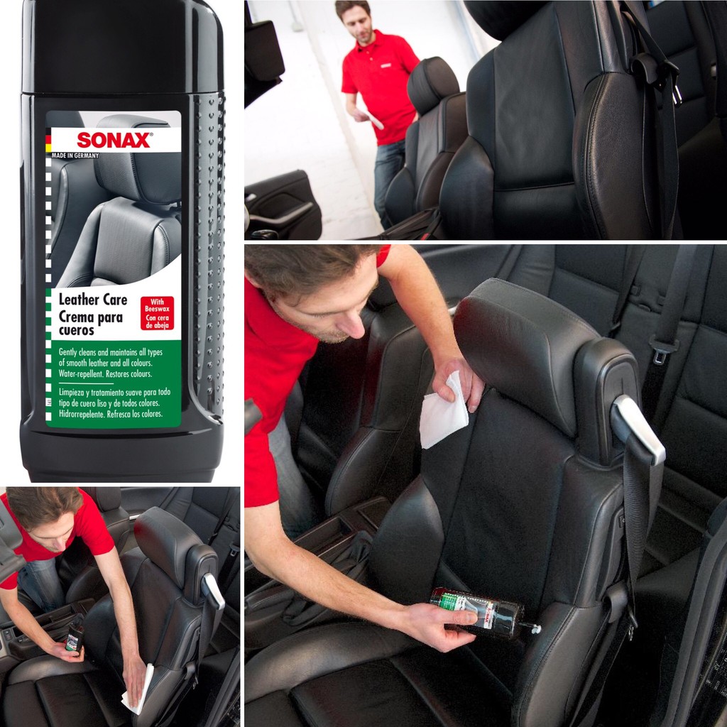 Bảo dưỡng ghế da ô tô Sonax Leather care lotion 291141 250ml