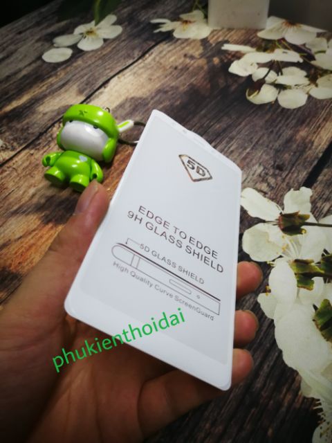 Cường lực 5D Xiaomi Mi 6x / Mi A2 Full màn hình full keo tặng giấy dính bụi keo chống hở mép