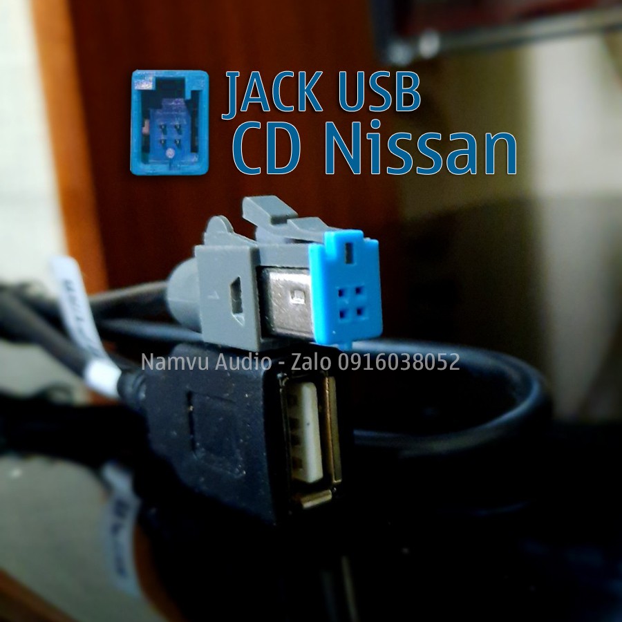Dây kết nối USB nghe nhạc cho đầu CD ô tô NISSAN
