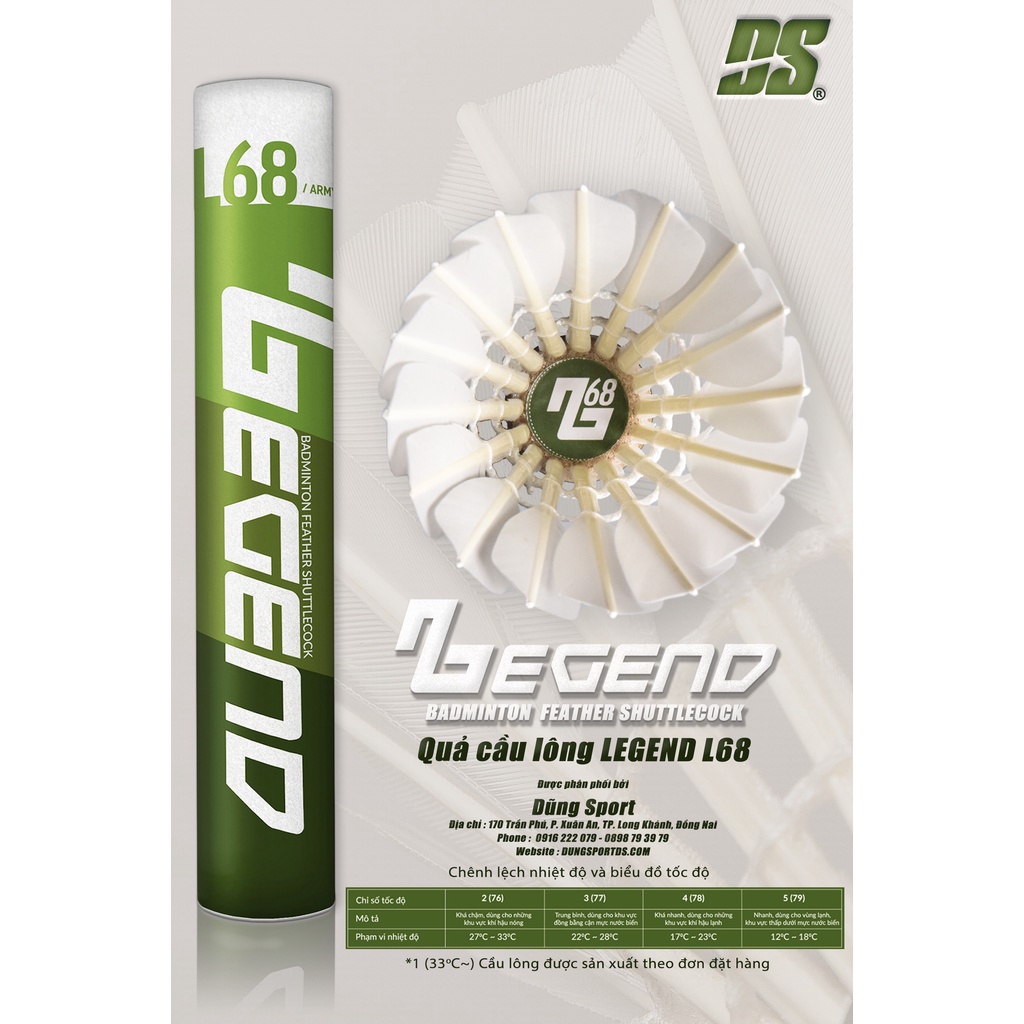 Quả cầu lông Legend L68