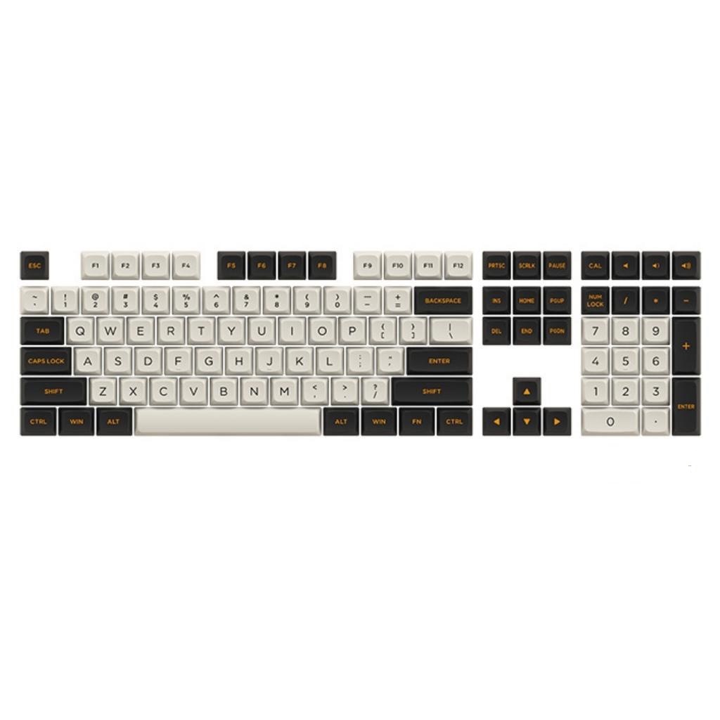 Bộ nút bàn phím cơ AKKO Keycap ASA Low Profile Black Pink / Carbon Retro / Prunnus