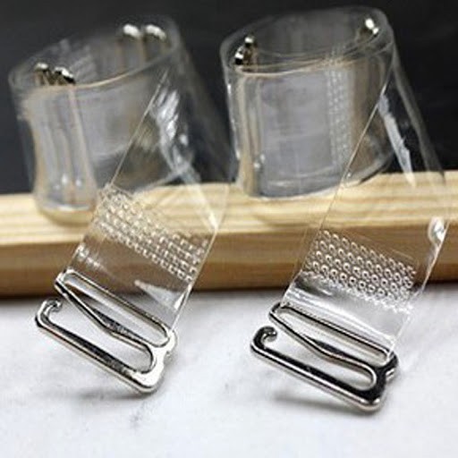 Bộ 2 dây áo lót quai trong suốt Sexy Fashion Band loại đẹp móc kim loại