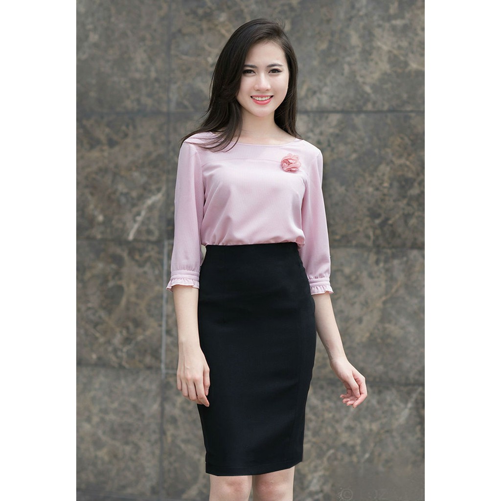 CHÂN VÁY BÚT CHÌ ÔM DÀI QUA GỐI SẼ TÀ SAU LƯNG DÂY KÉO KÈM TÚI THU ĐÔNG GIÁ RẺ | BigBuy360 - bigbuy360.vn