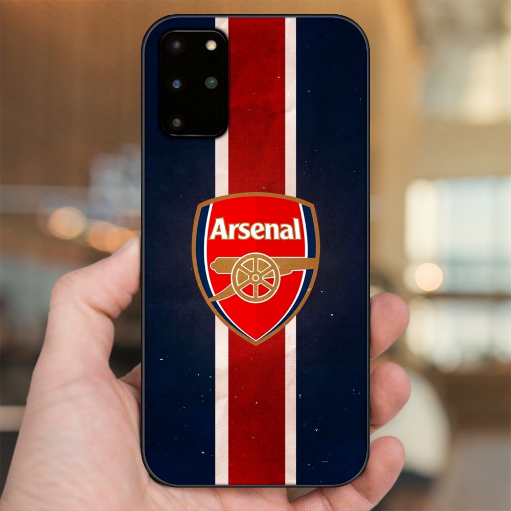 Ốp lưng Samsung S20 Plus viền đen in hình Arsenal FC