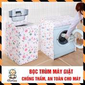 Bọc máy giặt lồng ngang,lồng đứng hoa văn đẹp(giao mầu ngẫu nhiên)