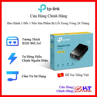 Adapter Cấp Nguồn Qua Mạng PoE Injector Tp-Link TL-POE150S - Hàng Chính Hãng