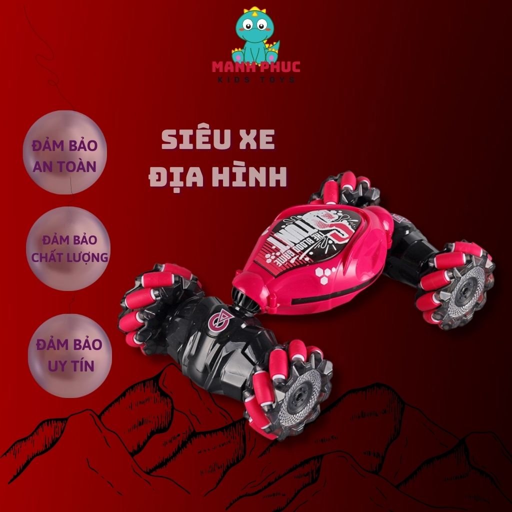 Xe địa hình điều khiển từ xa, đồ chơi xe điều khiển, cảm ứng cử chỉ bằng tay, chạy pin có kèm sạc.