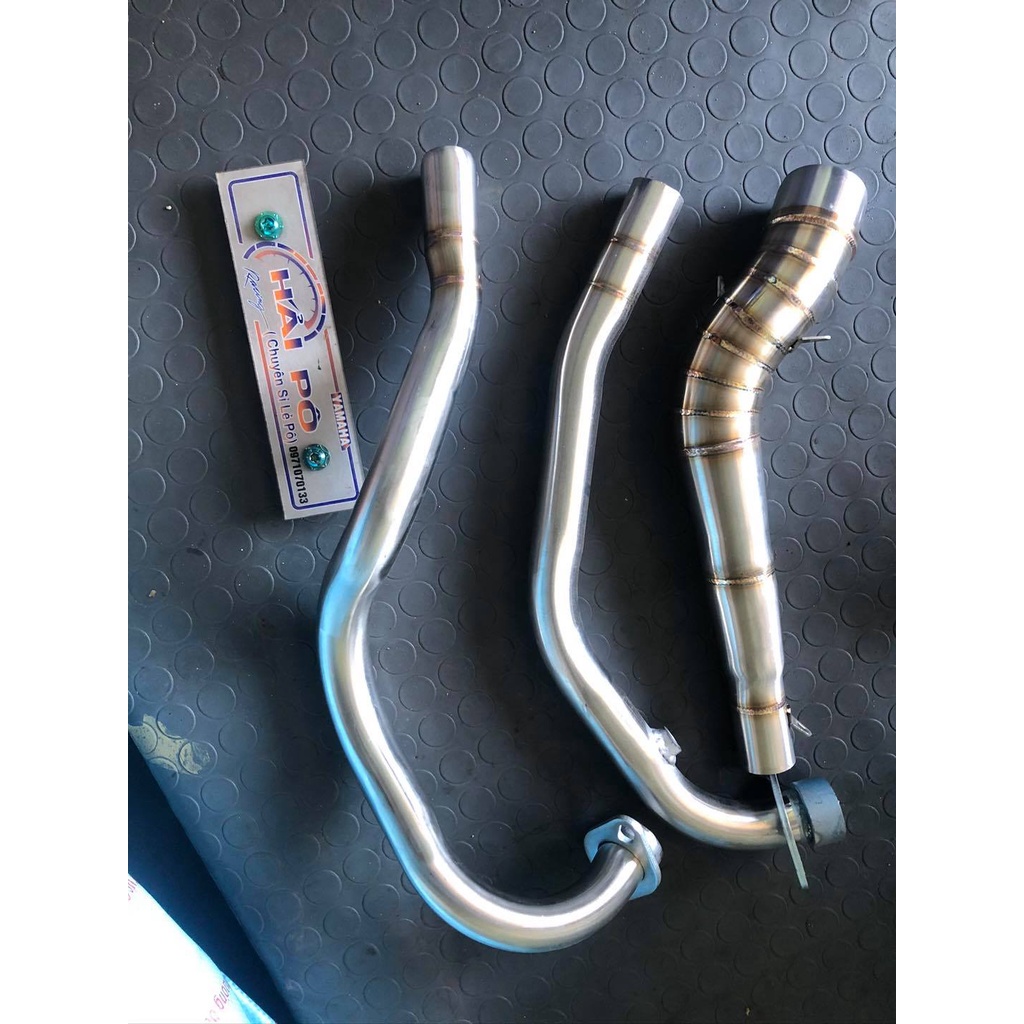 Cổ Inox 304 hàn Pô Zin size 27 và 32 cho Các Dòng xe Máy Wave Dream Sirius Exciter Winer Ab Vairo Satria