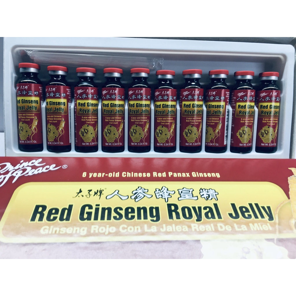 Nước hồng sâm sữa Ong Chúa Red Ginseng Royal Jelly của Mỹ