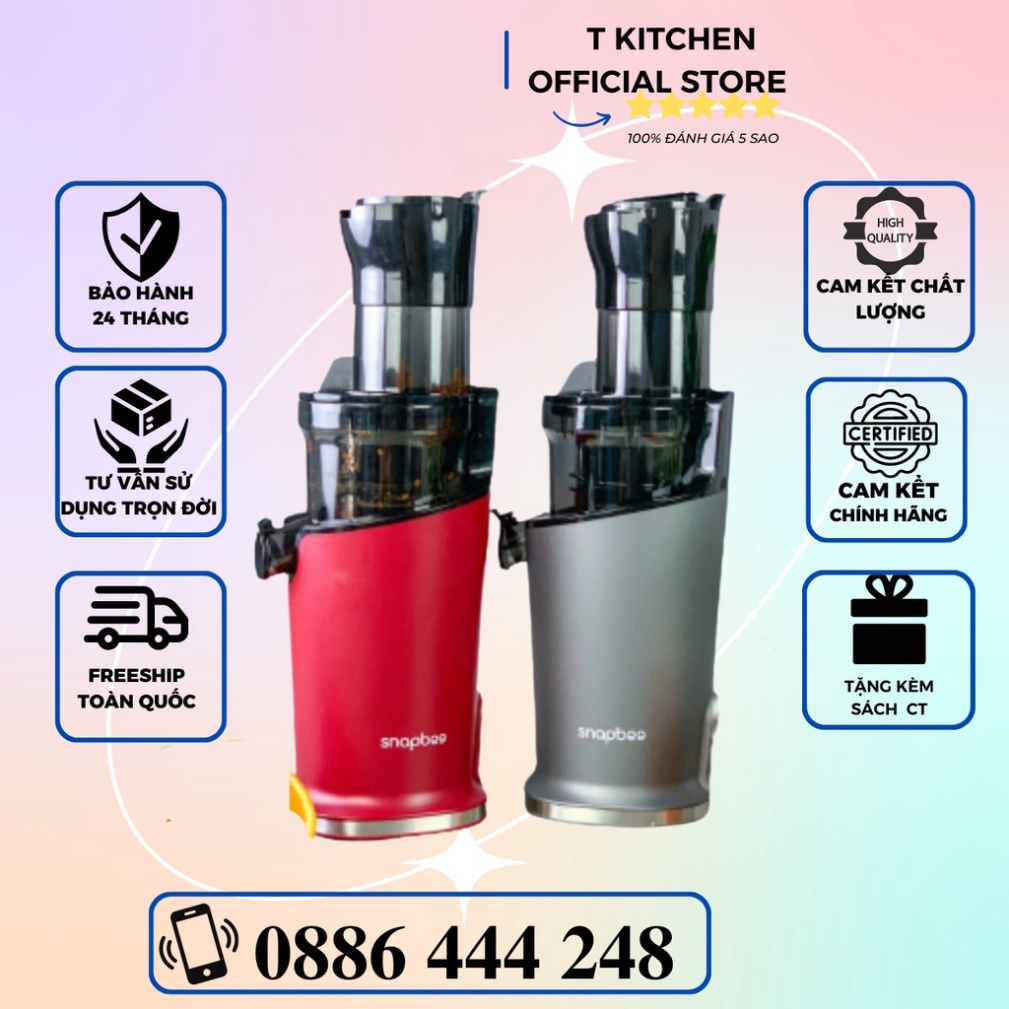 MÁY ÉP CHẬM SNAPBEE S300 MAX - HÀNG CHÍNH HÃNG - BẢO HÀNH 24 THÁNG