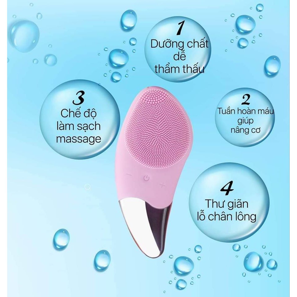 Máy rửa mặt SONIC FACIAL BRUSH CAO CẤP _HT025