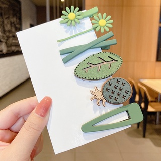 Set kẹp tóc Hàn Quốc mùa thu đông dễ thương