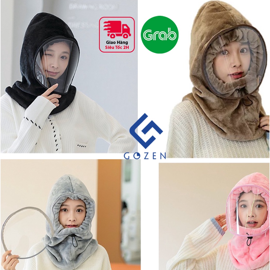 Mũ đội đầu giữ ấm Chất liệu vải cao cấp, mềm mại - ấm áp, chống bụi bẩn .dành cho nữ thu đông