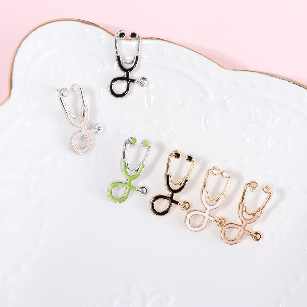 CLEVER Cute Doctor Stethoscope Brooch