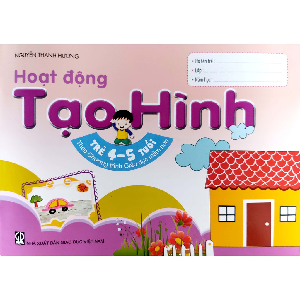 Sách Hoạt động tạo hình Dành cho trẻ 4 5 tuổi