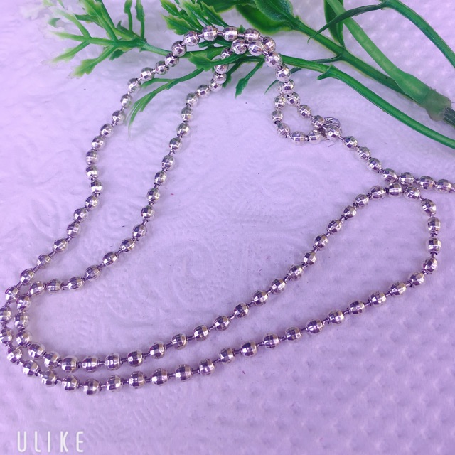 ✨HOT HOT✨🌷giá rẻ nhất thị trường👍Dây chuyền nữ bạc ta kiểu bi phay máy cực sáng🌷