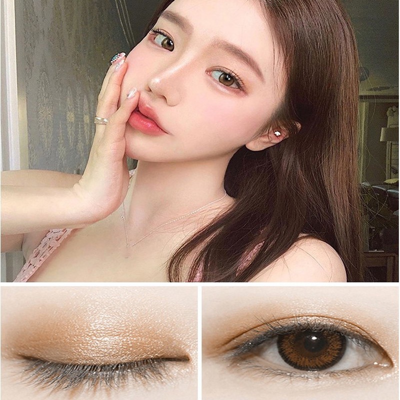 [Hàng mới về] Thỏi Phấn Mắt / Son Môi Hai Màu Sắc Lâu Trôi Chống Thấm Nước Độc Đáo