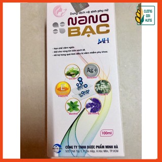 Dung dịch vệ sinh phụ nữ nano bạc MH - 100ml