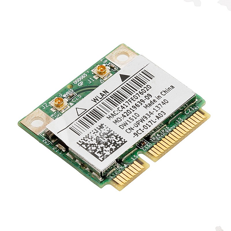 Card Wifi Không Dây Mini Pci-E Bcm94322Hm8L Dw1510 300m Cho Dell E4200 E5500