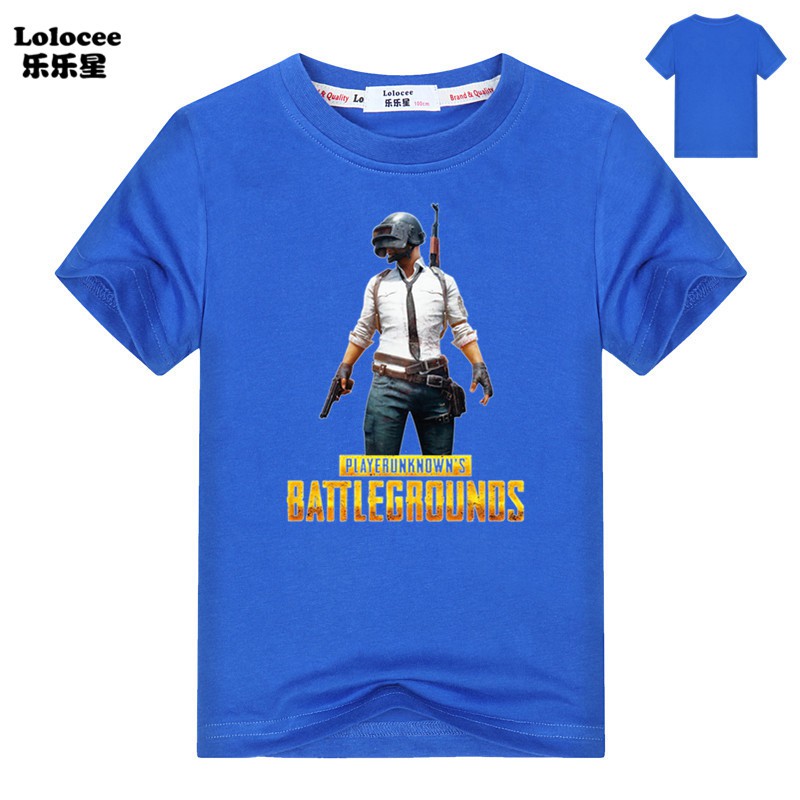 PUBG NEW WINNER Áo Thun Tay Ngắn Cho Nam Từ 5-14 Tuổi