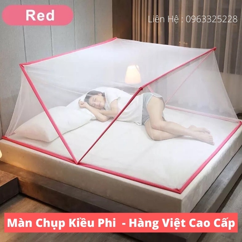 Mùng chụp tự bung khung xếp Kiều Phi - Màn chụp người lớn 1m2 1m6 1m8, 2m2 gấp gọn mới nhất 2022