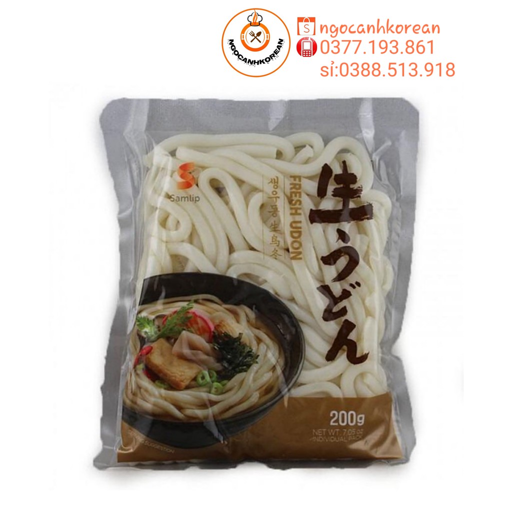 Mỳ tươi Udon Samlip Hàn Quốc 200gr/ gói