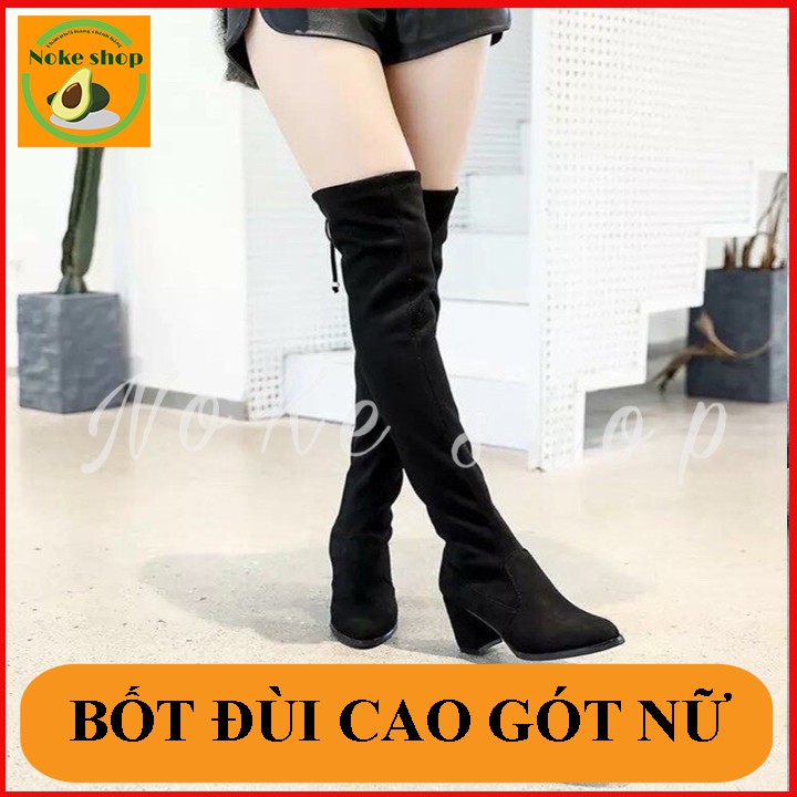 (FREESHIP ĐƠN 50K)Bốt đùi nữ cao gót hot trend