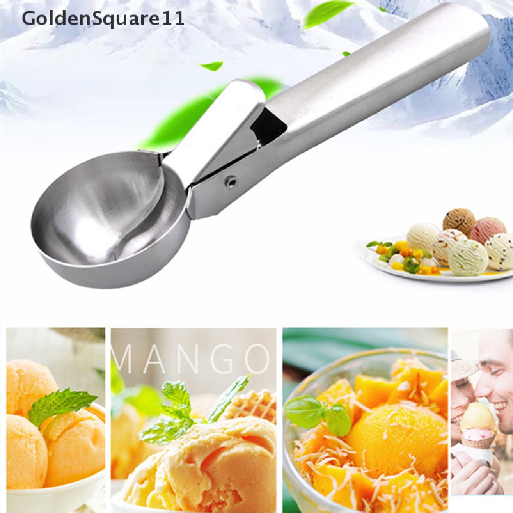 Muỗng Múc Kem / Khoai Tây Nghiền Bằng Thép Không Gỉ Tiện Dụng Cho Nhà Bếp Goldsquare11
