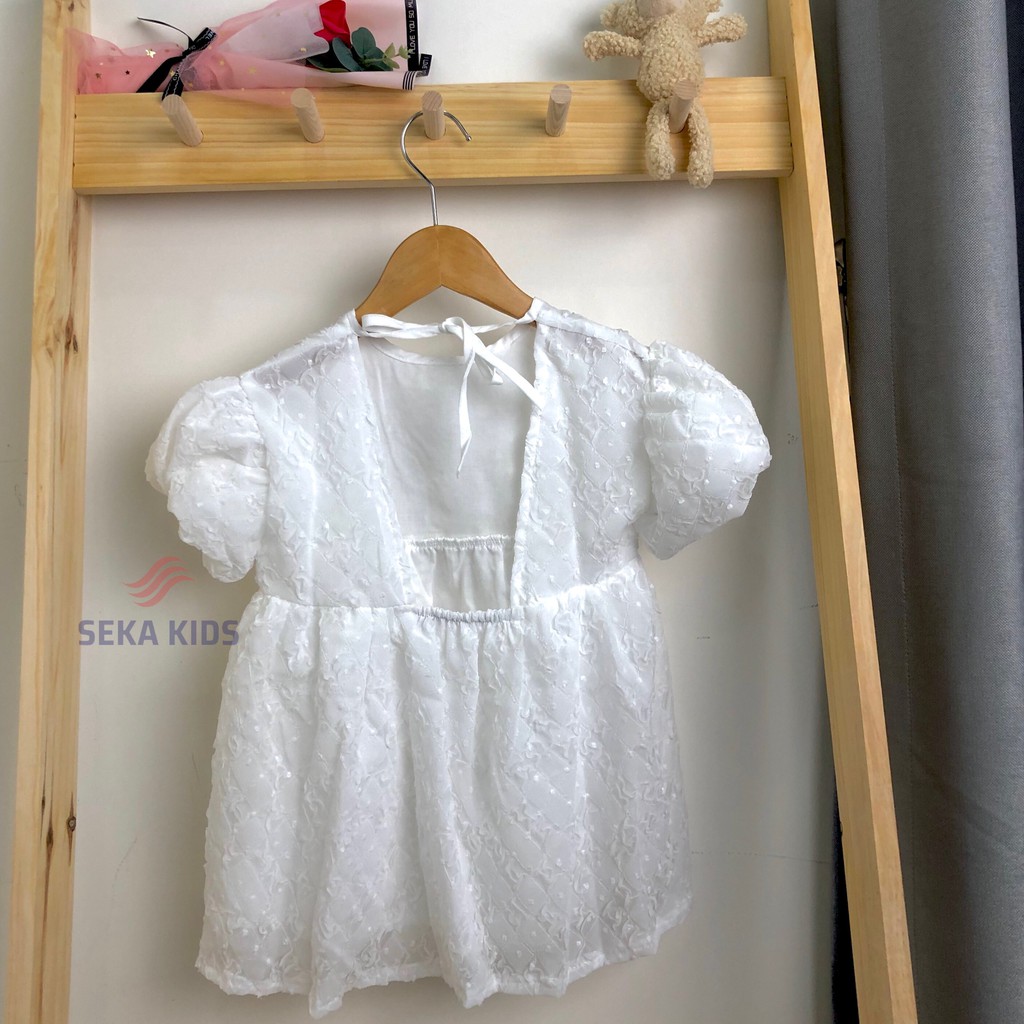 Váy Cho Bé Gái, Đầm Công Chúa Trắng Dễ Thương cho trẻ em SEKA STORE -  2102.26