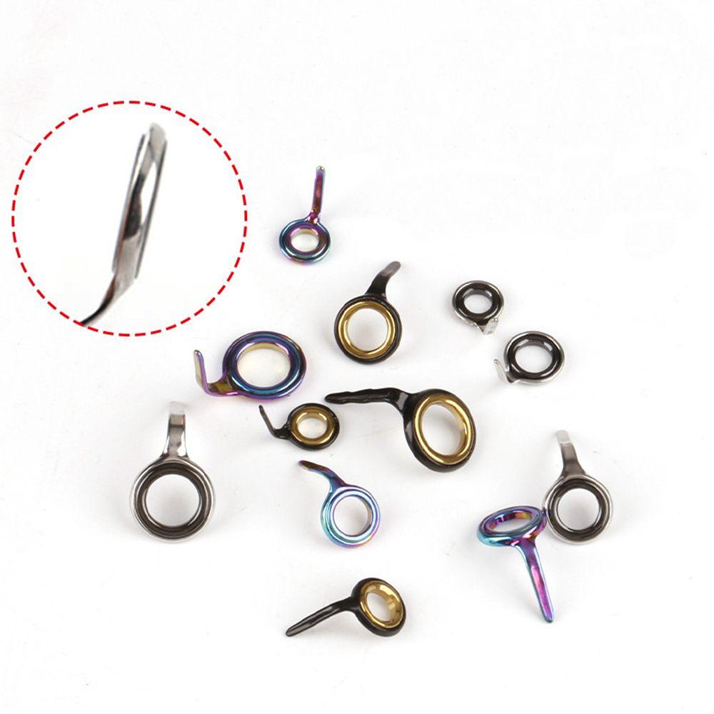 Bộ 9 Khoen Tròn Dẫn Cần Câu Cá 2.5M#-10# Bộ Dụng Cụ Sửa Chữa Đầu Mũi Khoan Chuyên Dụng