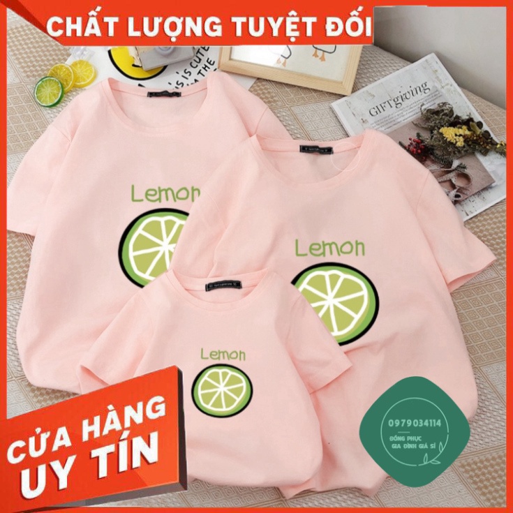 Áo thun giá sỉ 🍋🍋🍋VIDEO ÁO THUN GIA ĐÌNH LEMON ĐI CHƠI, ÁO GIA ĐÌNH ĐI BIỂN CHẤT COTTON LOẠI 1 ĐỦ MÀU ĐỦ SIZE