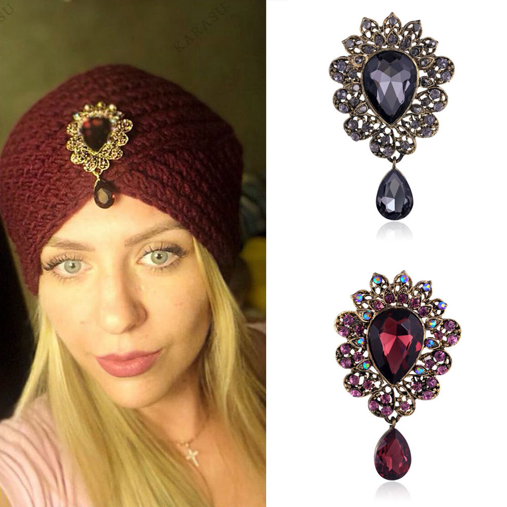 Ghim Cài Áo Hình Lá Đính Kim Cương Giả Nhiều Màu Thời Trang Cho Nữ