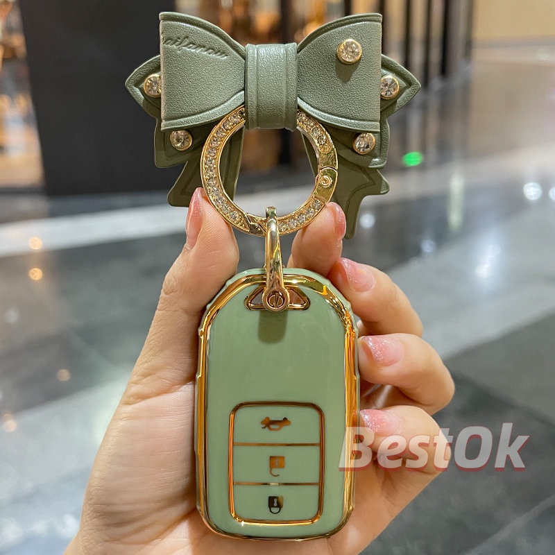Vỏ Bảo Vệ Chìa Khóa Xe Hơi Honda Civic CRV BRV City Accord Civic CR-V XR-V MK10 Spirior Pilot