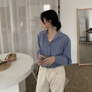 Áo sơ mi 1 túi (ĐỦ MÀU)