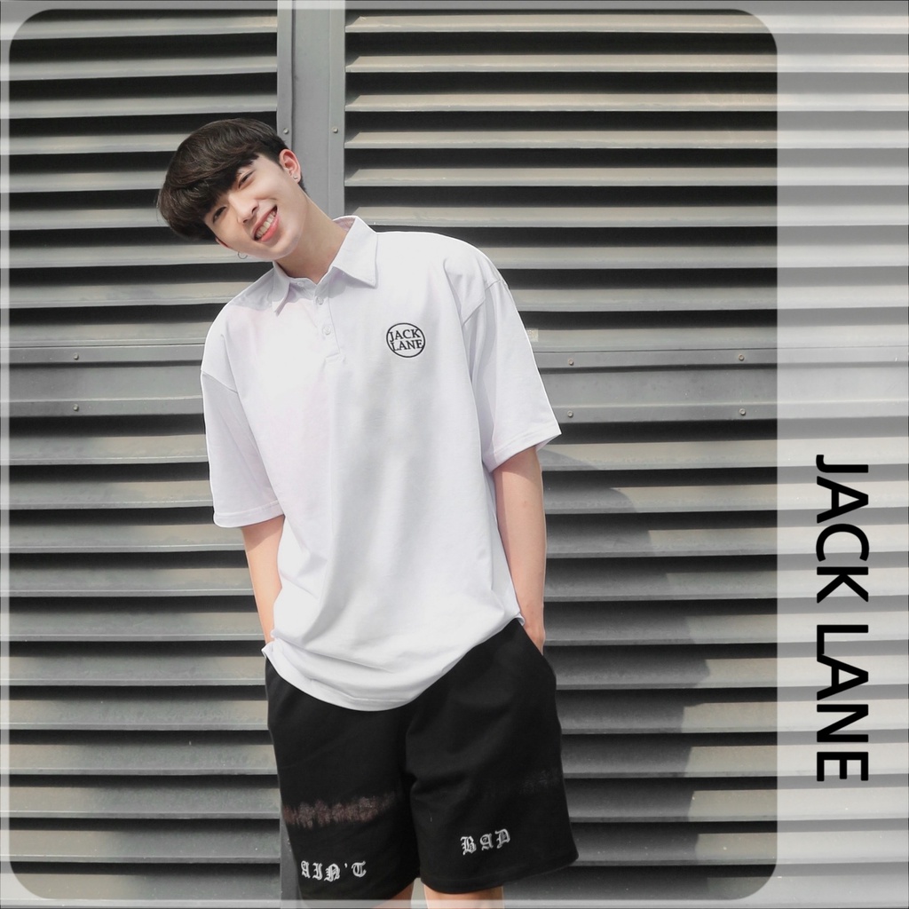 Áo Polo form rộng NDFS, Áo polo oversize unisex, Jack Lane