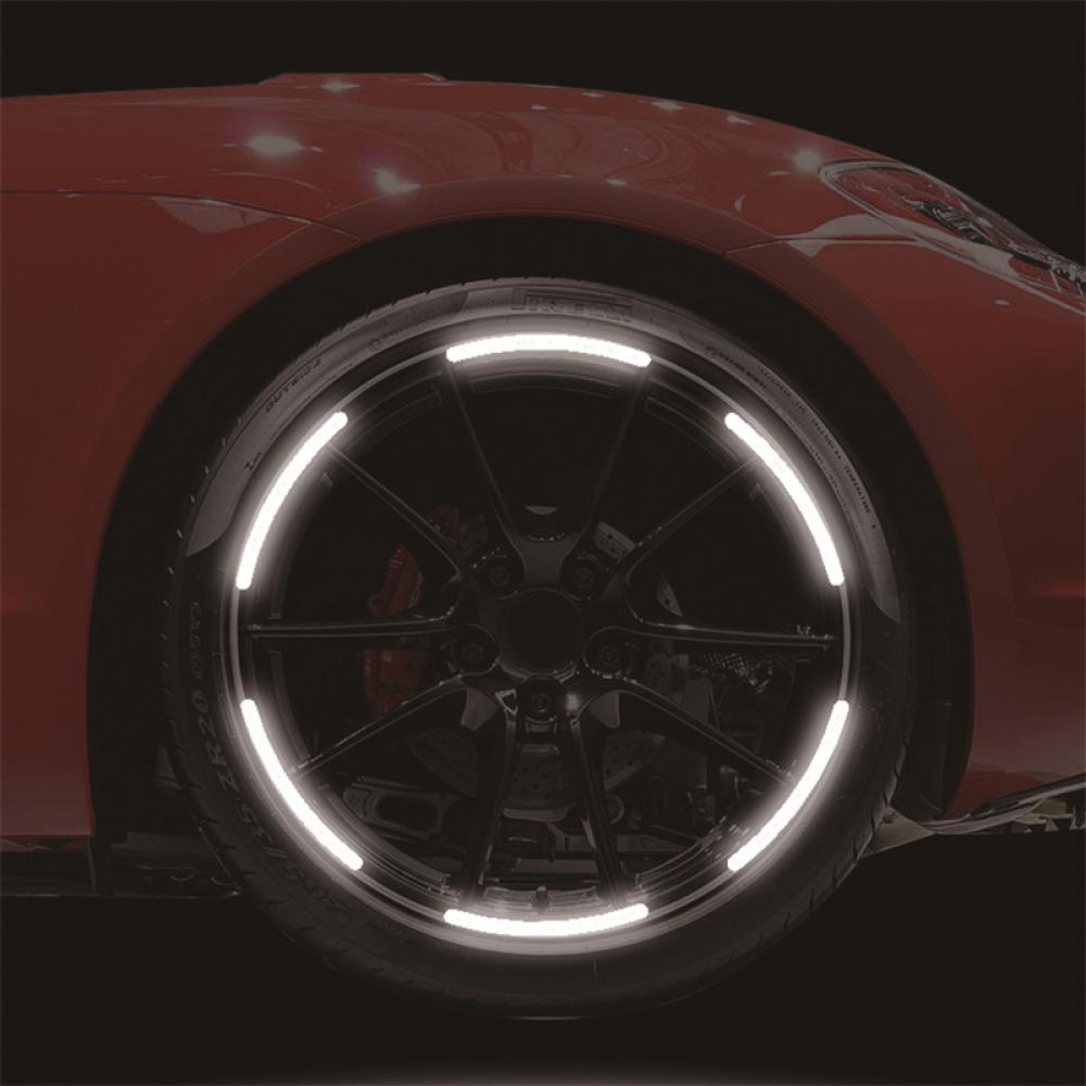 Bộ 22 Miếng Dán Phản Quang Trang Trí Vành Bánh Xe Hơi C9J5