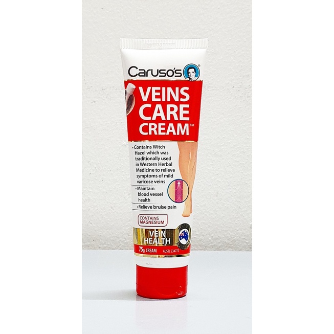 Giãn tĩnh mạch Caruso's Veins Clear  hộp 60 viên và tuýp kem 75g từ úc