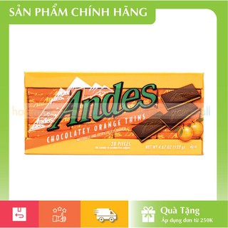 [Hàng nhập khẩu công ty] Kẹo Socola Andes Nhân Cam 132gr