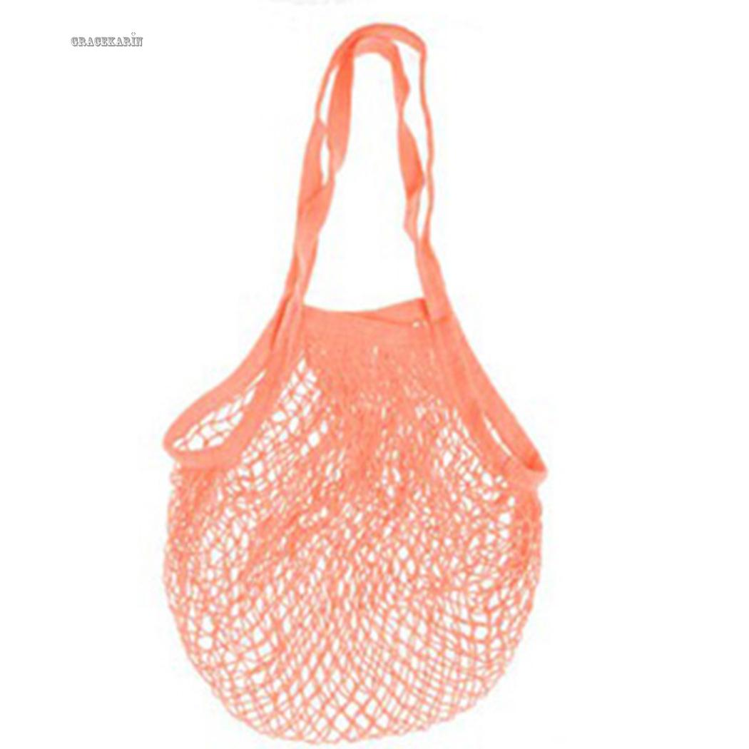 Fashion Travel Reusable Turtle Bags String Shopping Handbag Large Mesh Net