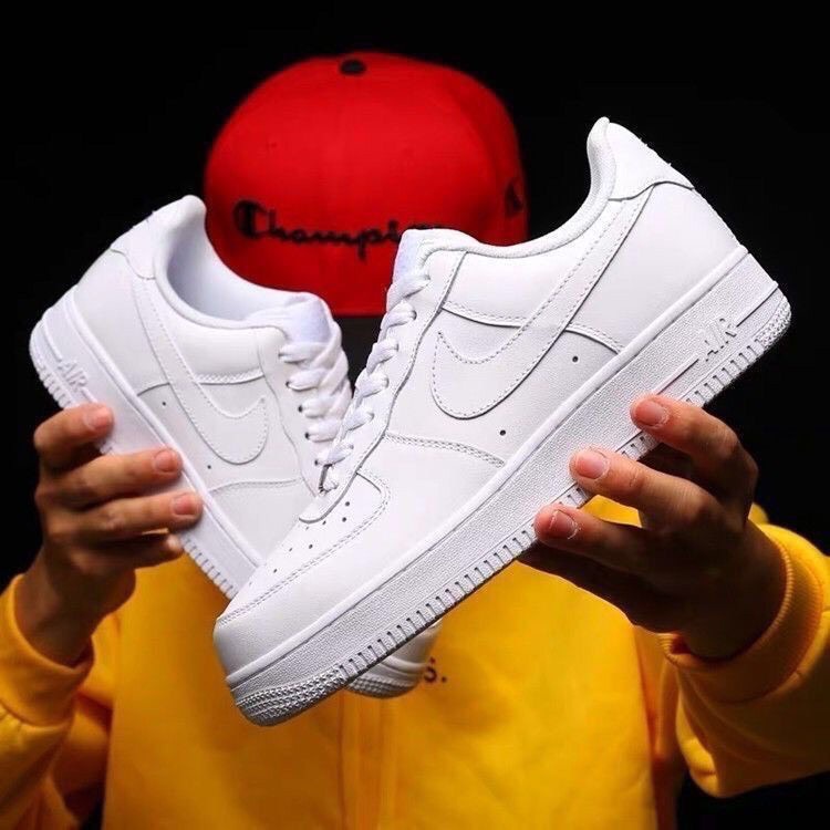 Giày thể thao AF1 trắng full Hot trend nam nữ, Giày sneaker FORCE 1 trắng dùng đi học,tập gym,chạy bộ