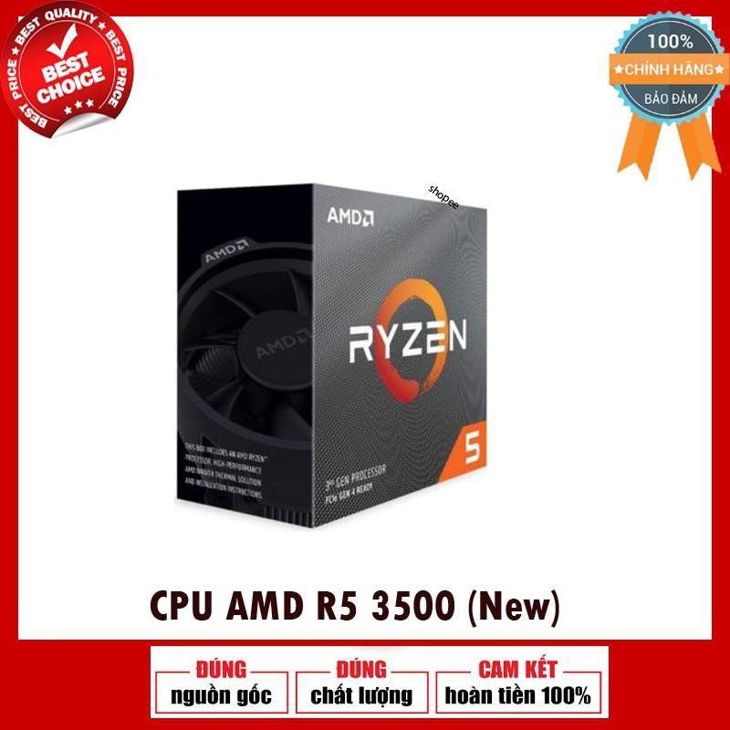Bộ vi xử lý / CPU AMD Ryzen 5 3500 (3.6GHz turbo up to 4.1GHz, 6 nhân 6 luồng, 16MB Cache, 65W)
