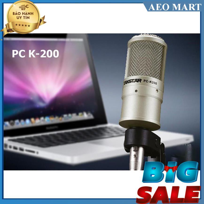 Micro thu âm không cần soundcard,Mic thu âm PC- K200  - Bảo hành uy tín 1 đổi 1