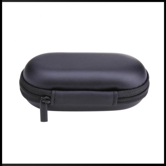 Túi Đựng Tai Nghe / Thẻ Nhớ Đa Năng Hình Oval Có Khóa Kéo Tiện Dụng