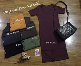 Combo 10 váy thun gân body