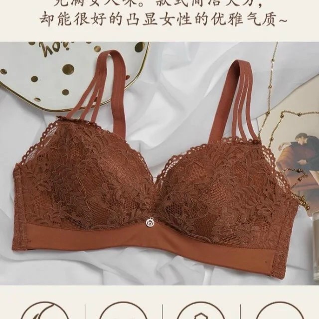 Áo ngực ko gọng phối ren có lỗ thông hơi đệm dày vừa siêu nâng 500