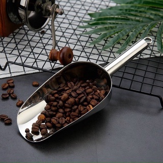 XẺNG(XỈA) XÚC ĐÁ, XÚC GẠO INOX SỐ 6 CÓ TAY CẦM