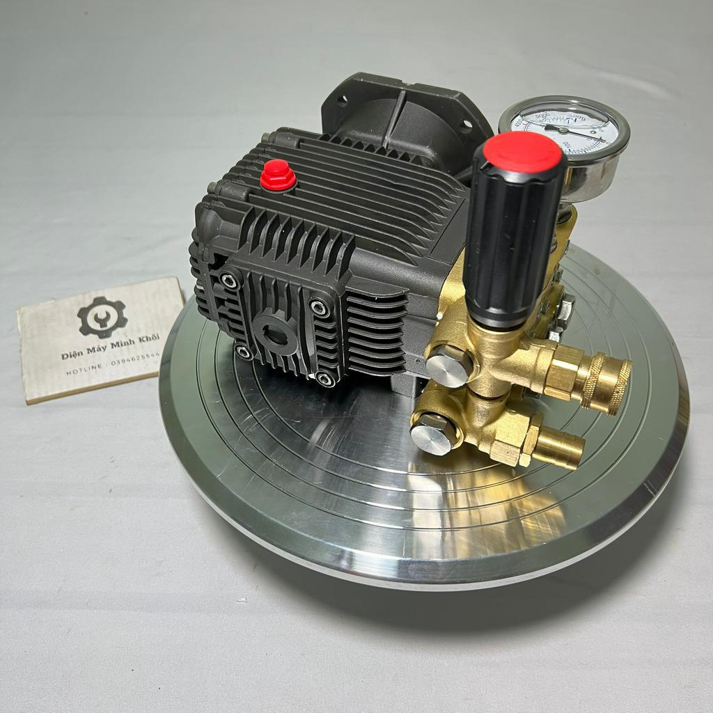 Bộ đầu bơm máy rửa xe cao áp 3kw - 7kw liền trục có chỉnh áp| Đầu bơm máy rửa xe áp lực cao| Đầu máy rửa xe liền