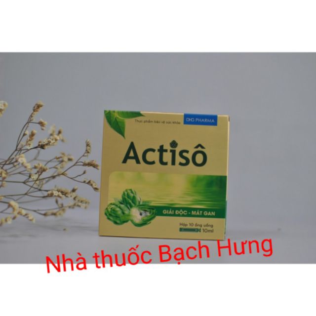 Ống uống mát  gan Actiso hộp 10 ống
